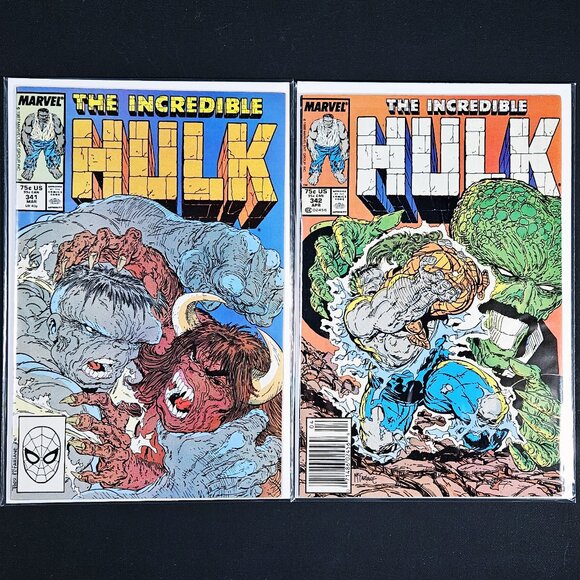 The Incredible Hulk 341 & 342 🔑 issue (1988) - Picture 1 of 7